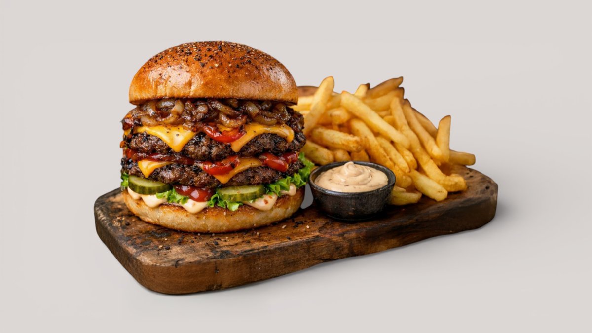 Food from the Burger Queen Wolt venue